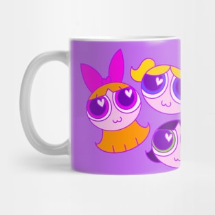 Powerpuff Girls Heart Eyes Mug